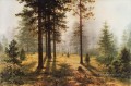 niebla en el bosque paisaje clásico Ivan Ivanovich